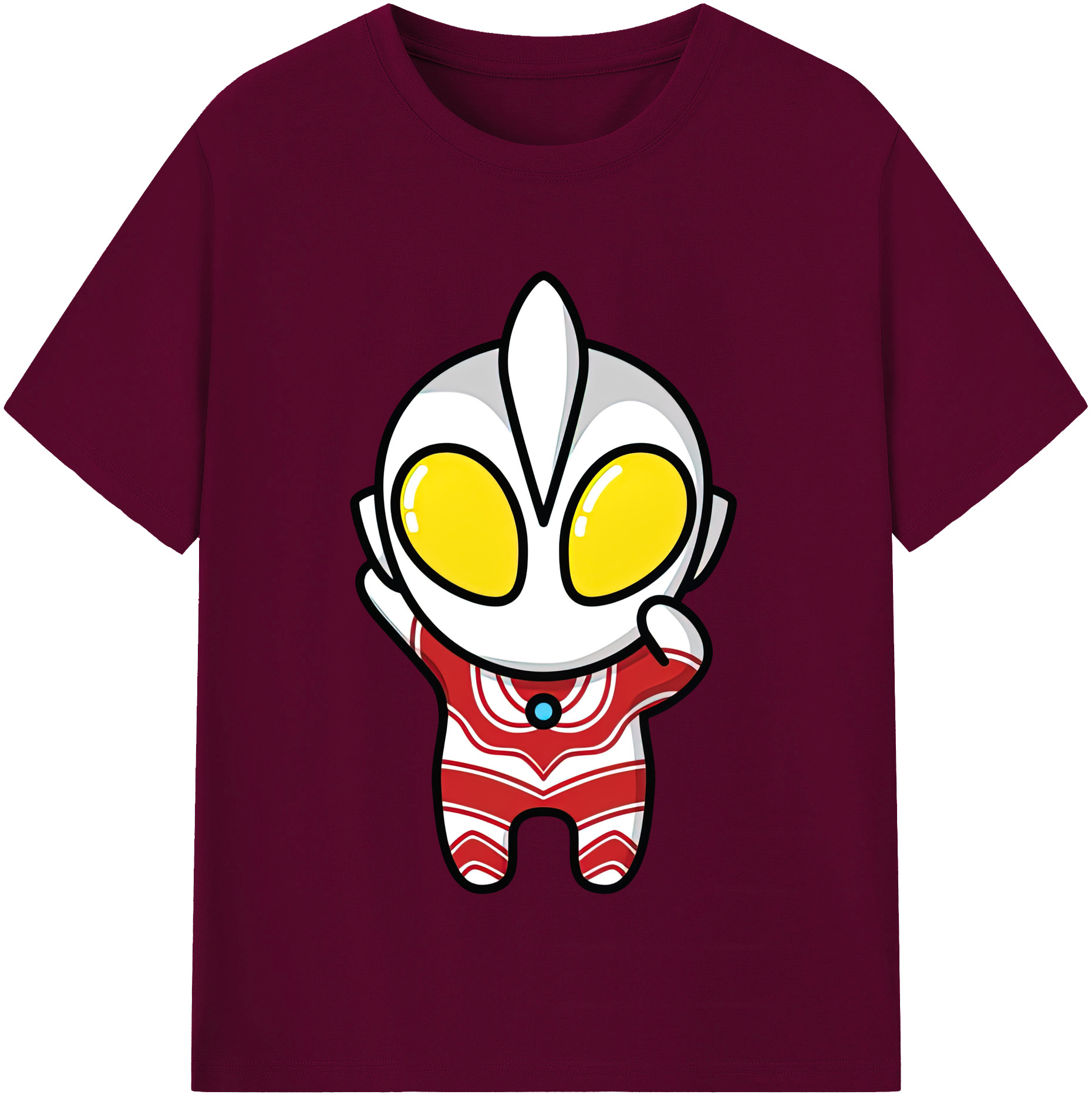 （画像用） ウルトラマン Ultraman レディースカジュアルプリントTシャツ（綿100％）